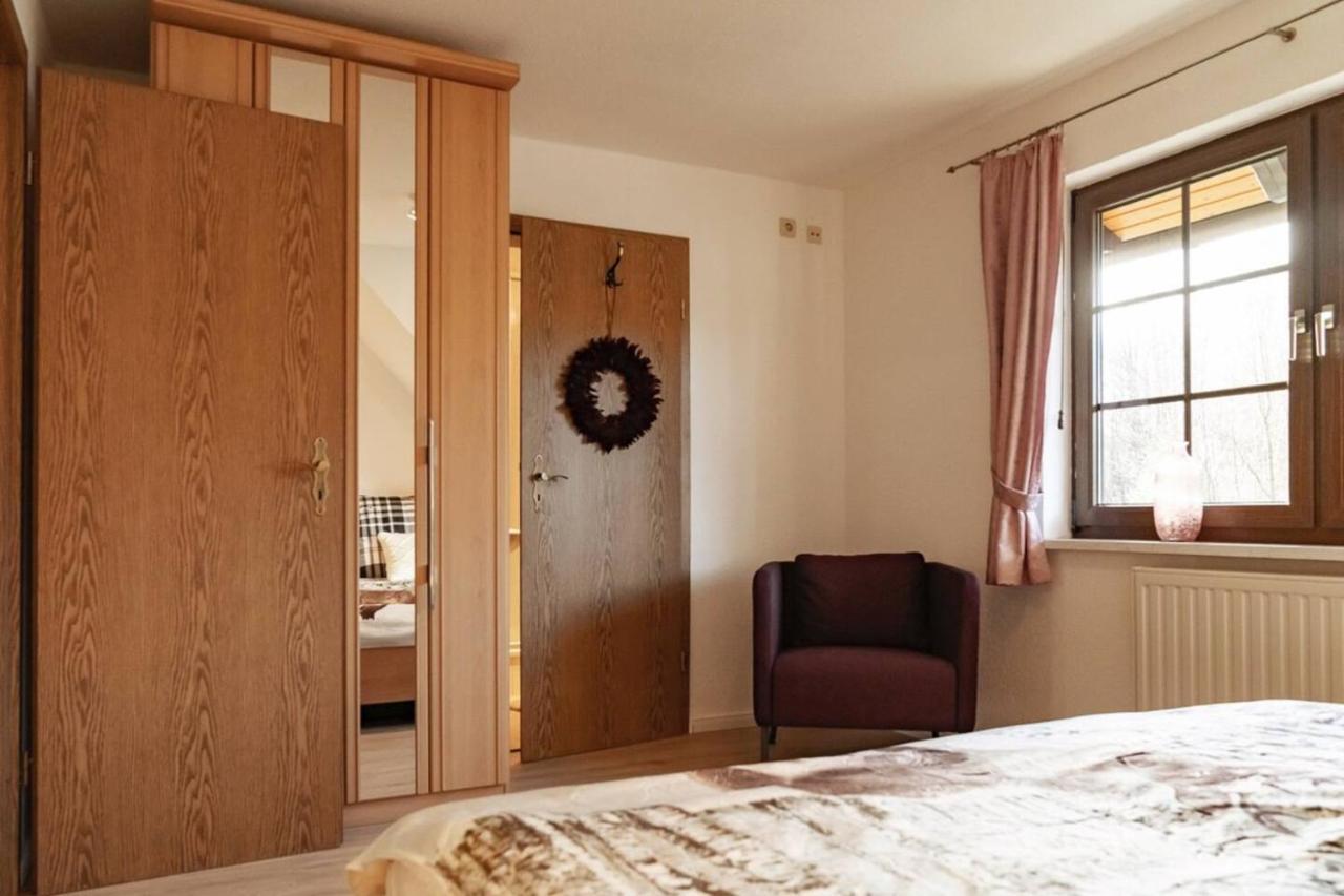 Das Waldseechalet Maerchenhafter Waldseeblick - Moderne Wohnung Mit Infrarotsauna Hasselfelde Exterior foto