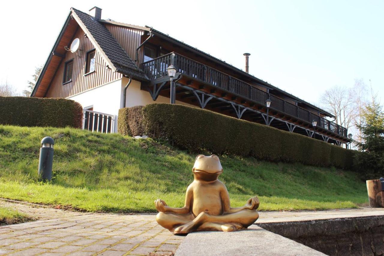 Das Waldseechalet Maerchenhafter Waldseeblick - Moderne Wohnung Mit Infrarotsauna Hasselfelde Exterior foto
