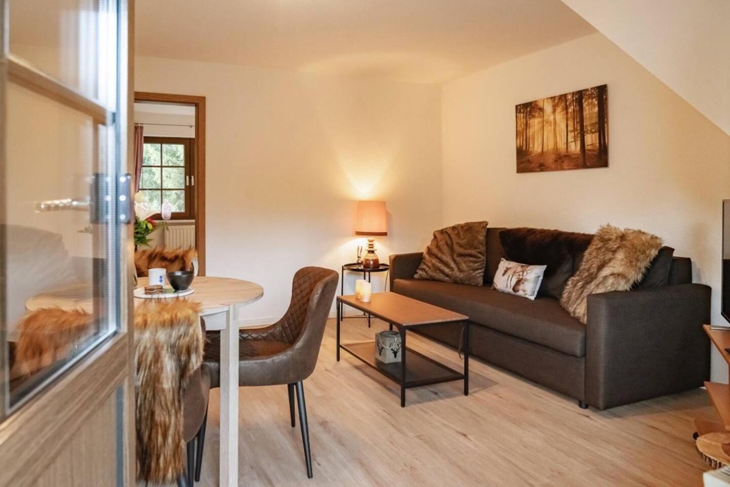Das Waldseechalet Maerchenhafter Waldseeblick - Moderne Wohnung Mit Infrarotsauna Hasselfelde Exterior foto